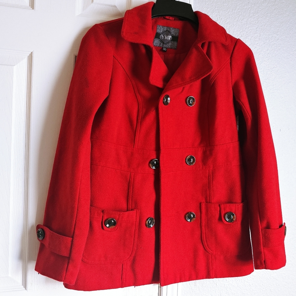 Red winter coat size M